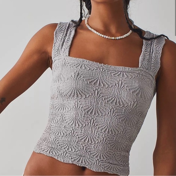 Free People Love Letter Cami in Ivory Size XS/Small NWOT - Picture 10 of 12